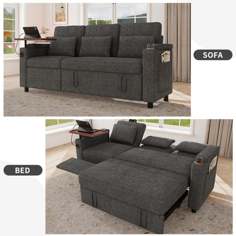 Lilkra 3-in-1 Convertible Sleeper Sofa image number 7