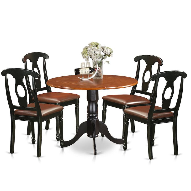 5 PC Kitchen Table set-Dining Table and 4 Kitchen Chairs