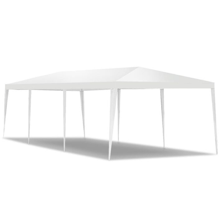 10' x 30' Outdoor Canopy Party Wedding Tent-White