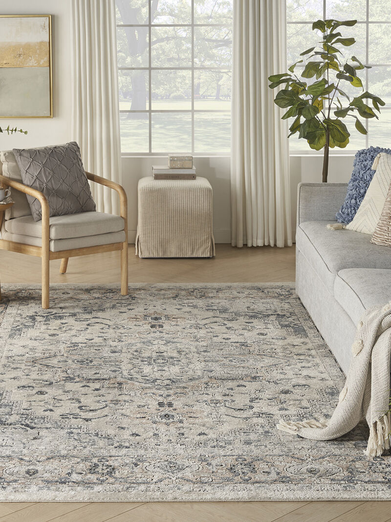 Quarry QUA05 Ivory/Gray 8'10" x 11'10" Rug