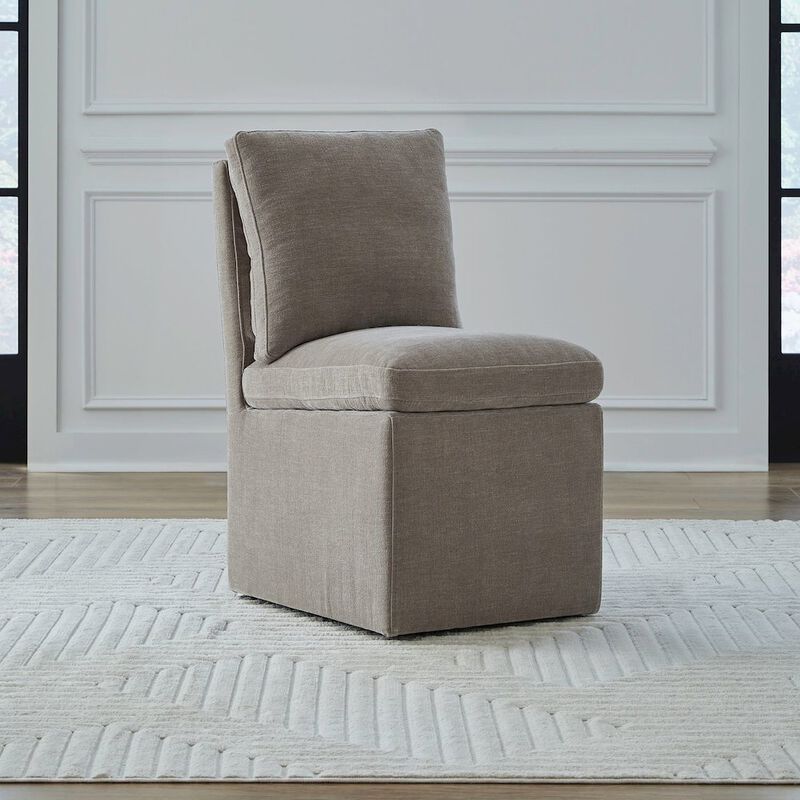 Liberty Furniture Accent Dining Chair with Castors - Squared Back - Truffle Upholstry image number 9