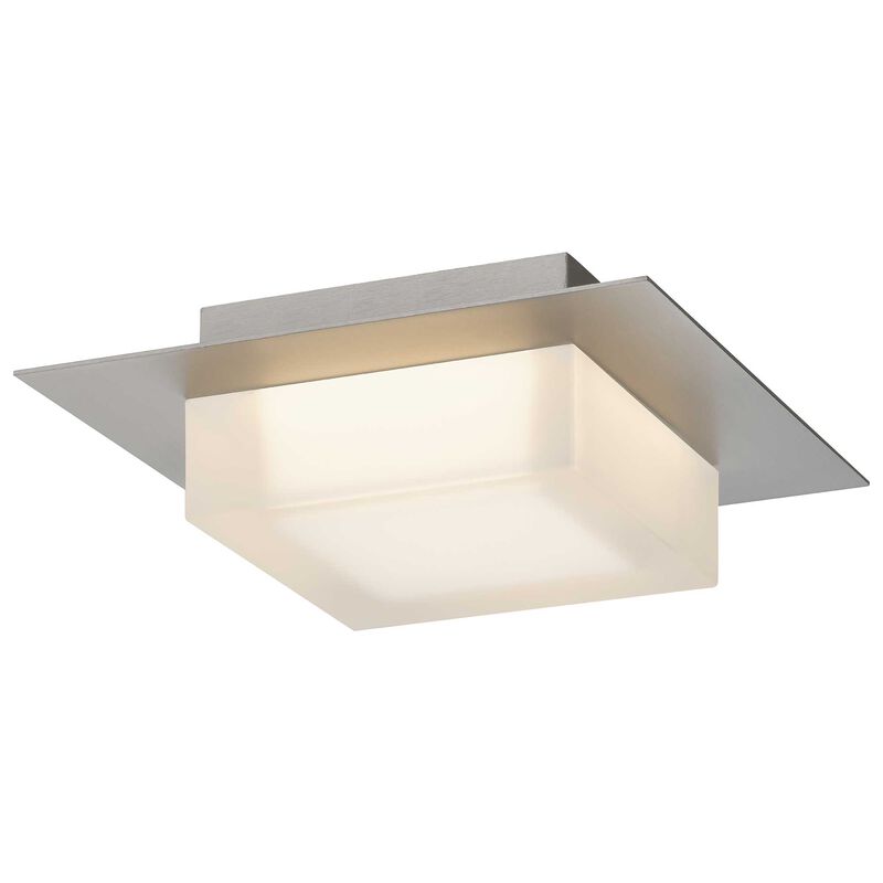 Foursquare 8 inch SS LED Flush Mount image number 1