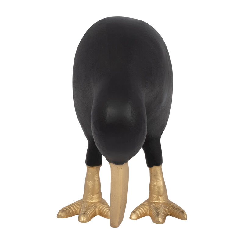 Metal 8" Kiwi Mom, Black/Gold image number 2