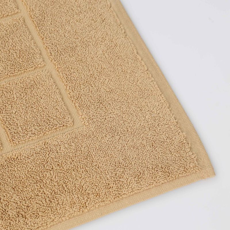 Washable Cotton Checkered Bath Rug Set of 2 for Bathrooms image number 2