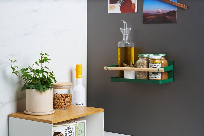 Magnetic Storage Caddy - Steel + Wood image number 8