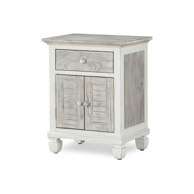 Sea Winds Coastal Furniture Islamorada 1-Drawer / 2-Door Nightstand