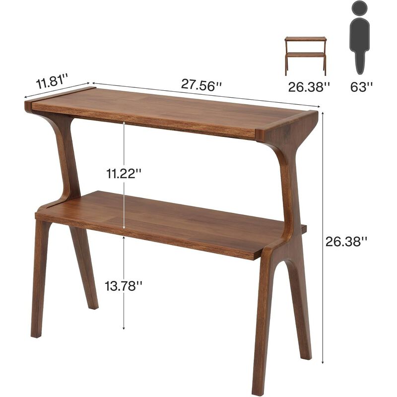 Solid Wood End Table image number 5