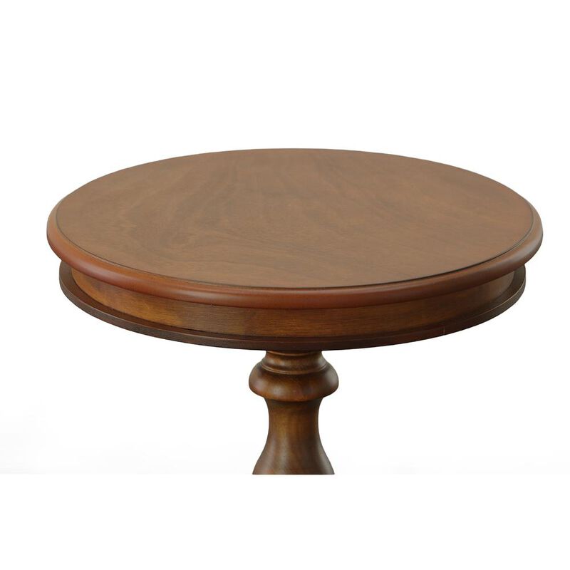 Carolina Living Gilda Side Table - Chestnut