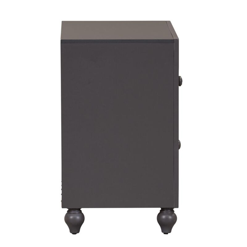 Liberty Furniture Cottage View Night Stand in Dark Gray image number 3