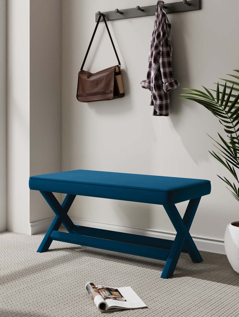 Abigail Blue Double Bench