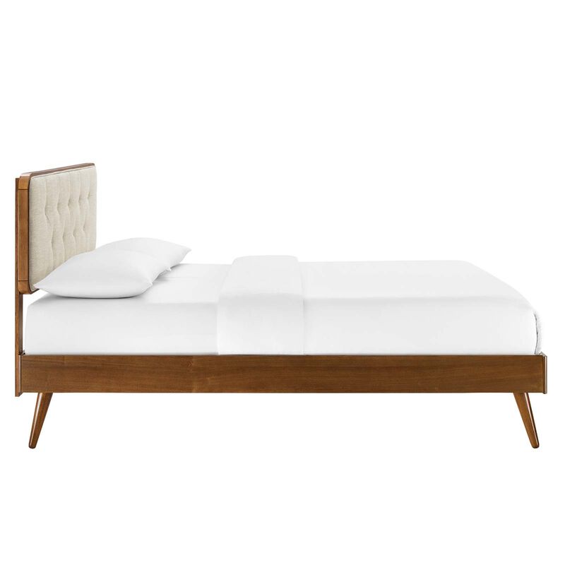 Modway - Bridgette King Wood Platform Bed with Splayed Legs image number 3