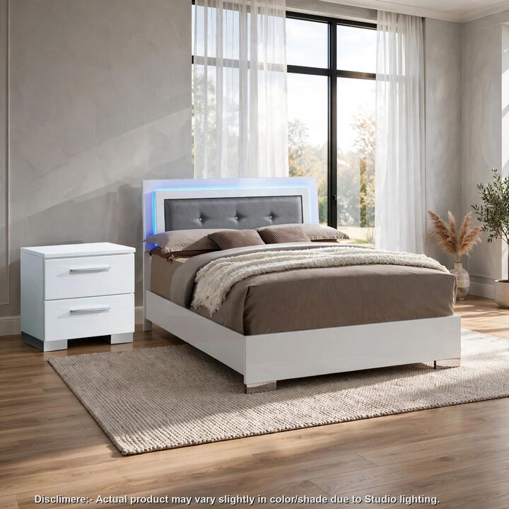 Bedroom Set, 2 Piece Set with Nightstand