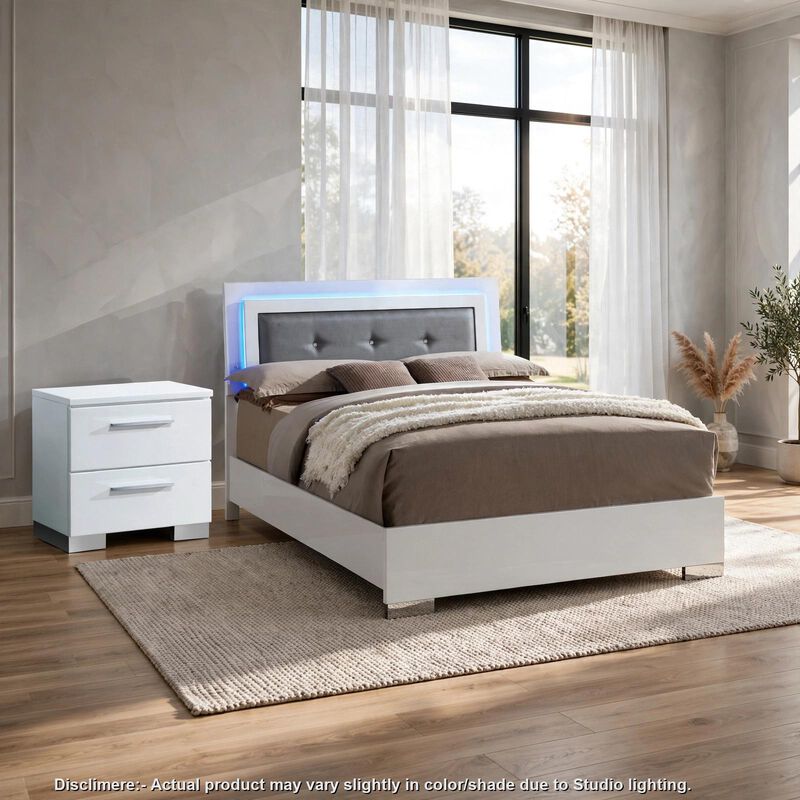 Bedroom Set, 2 Piece Set with Nightstand image number 1