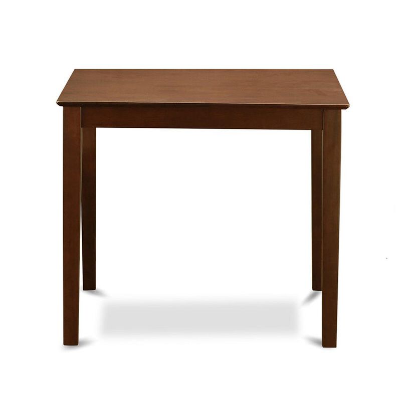 East West Furniture Vernon  Pub,  Counter  Height  Square  Table  -  Mahogany  Finish