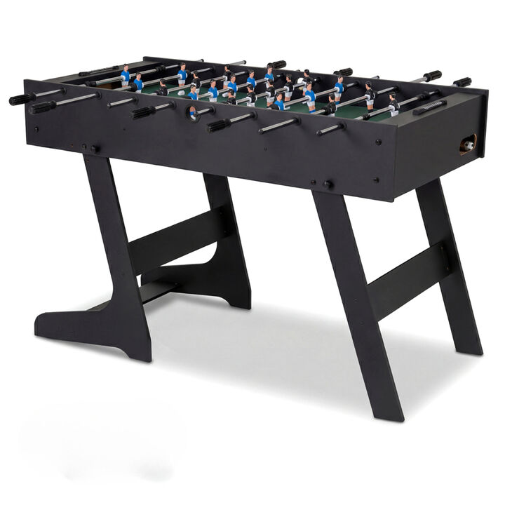 Folding Soccer Foosball Table for Family Game Room and Home Entertainment