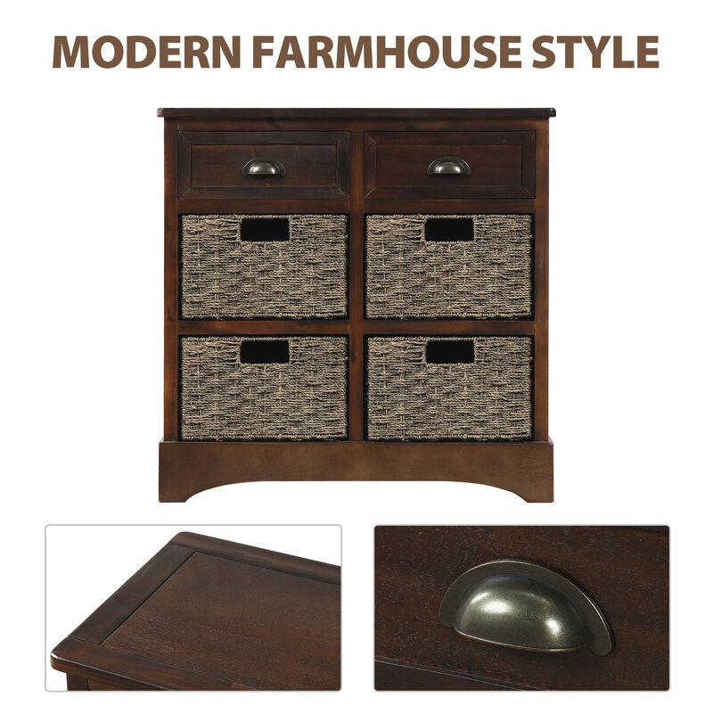 Merax Cabinet with Two Drawers