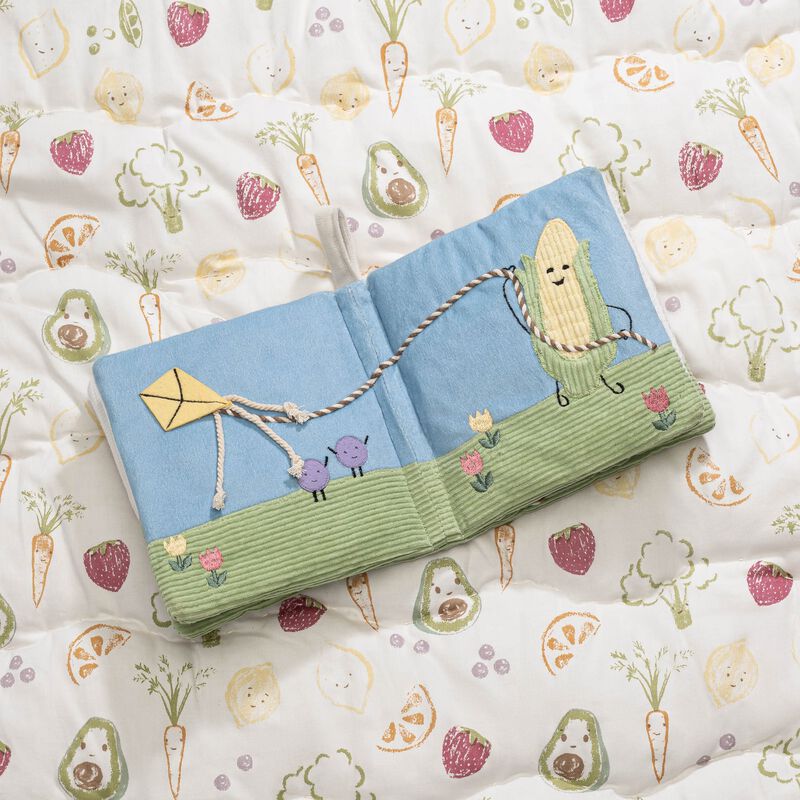 Clementine Fruits & Veggies Soft Plush Activity Book image number 4