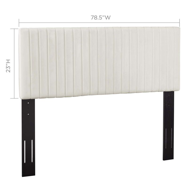 Modway - Keira King/California King Performance Velvet Headboard image number 5