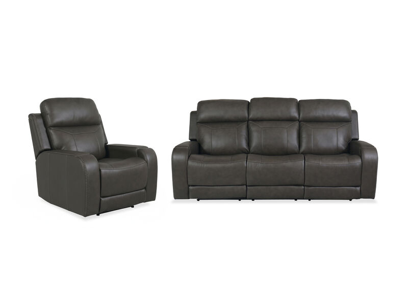 Kona Immersive Audio Power 2-Piece Living Room Set in Brown image number 0