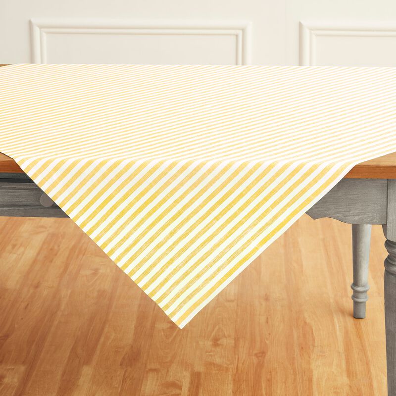 Linen Table Throw - Amalfi Stripe