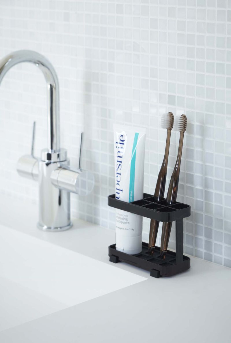 Toothbrush + Toiletries Stand