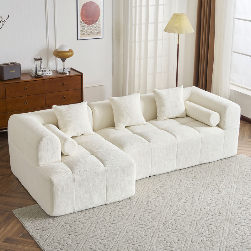 Merax Full-Compressed Sofa Modular Sectional Sofa