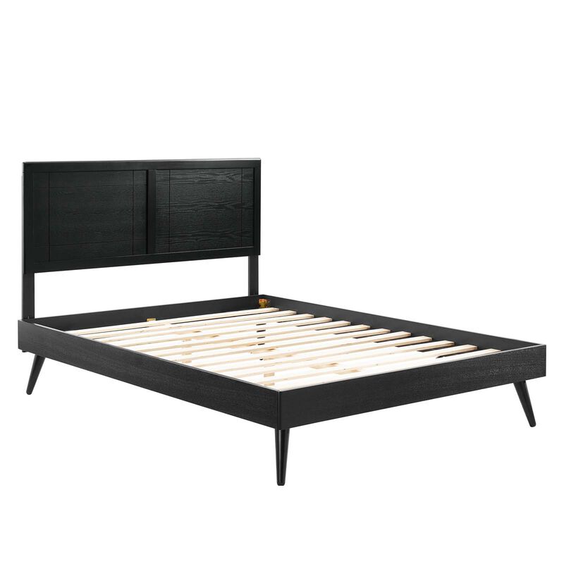Modway - Marlee Full Wood Platform Bed with Splayed Legs image number 2