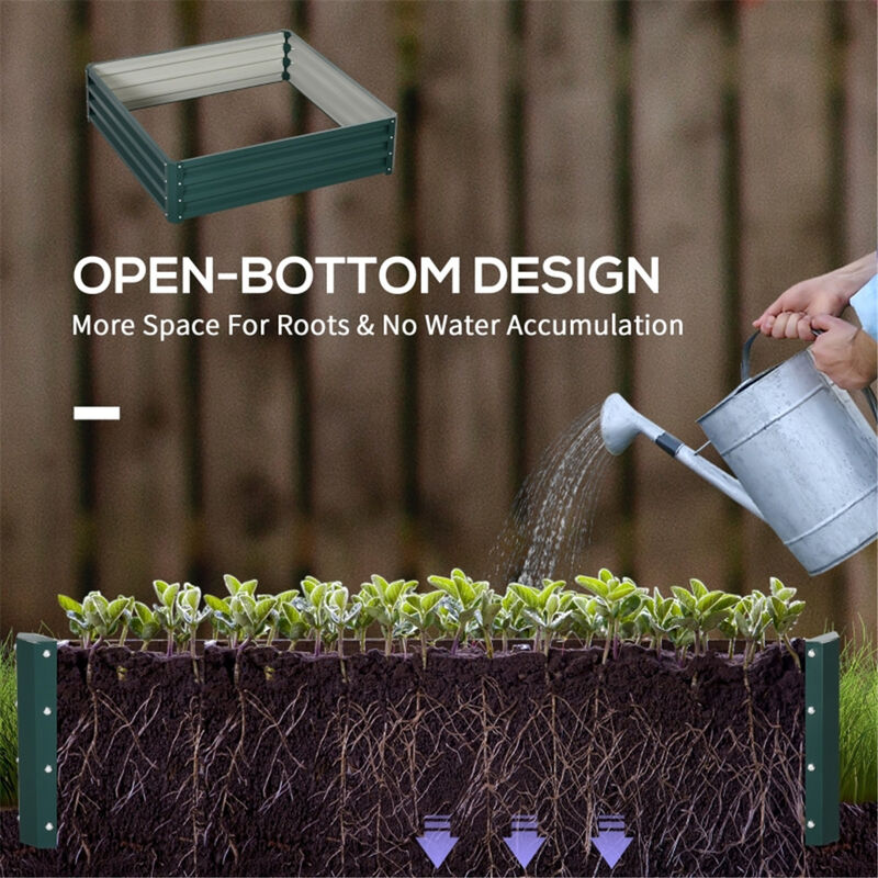 Raised Garden Bed for Outdoor Planting and Vegetable Growing