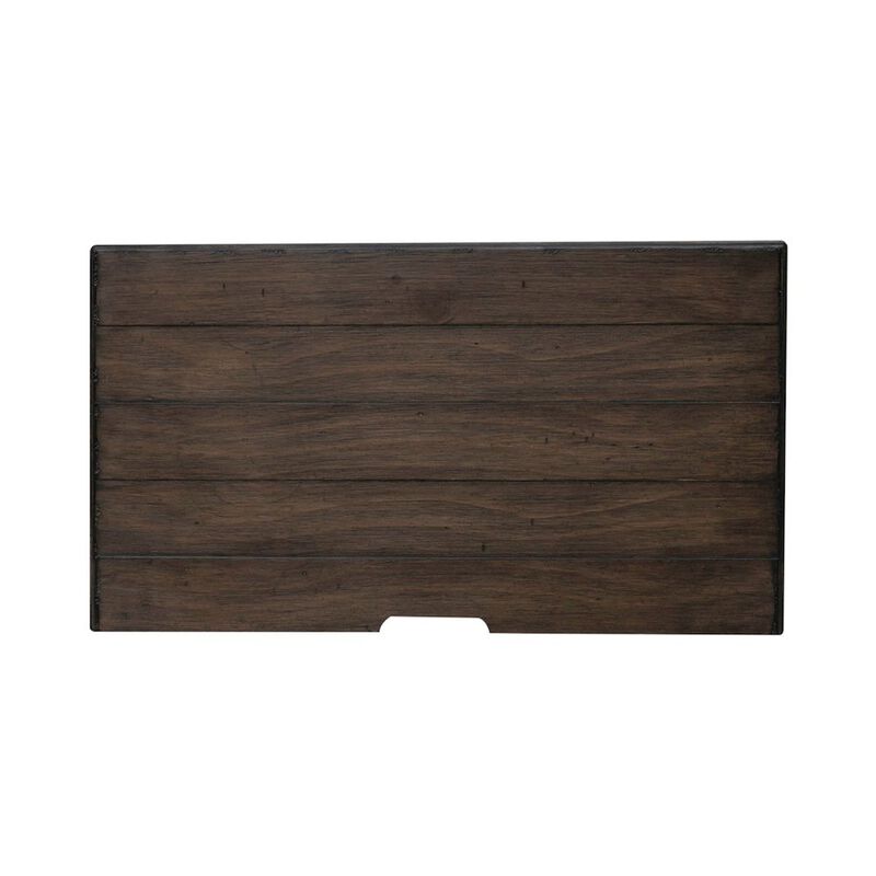 Liberty Furniture 3 Drawer  Nightstand with AC USB Charging Station Cottage , White & Tobacco Wood image number 5