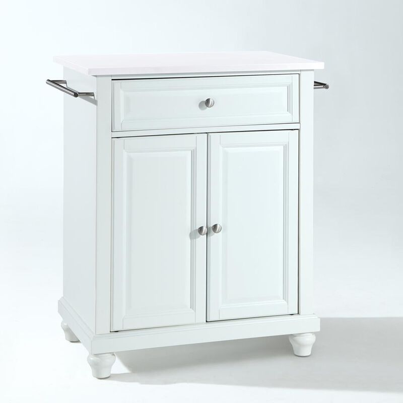 Crosley Furniture Cambridge Stone Top Portable Kitchen Island/Cart