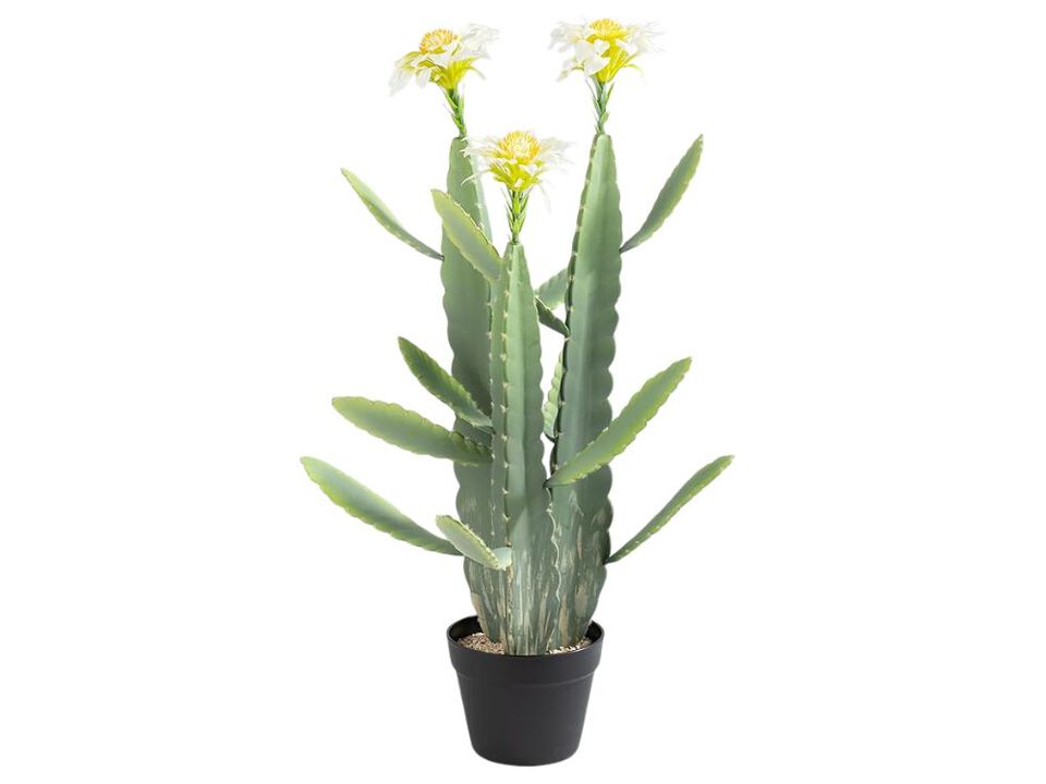 White Artificial Greenery Stems Outdoor Home Decor 33 Inch