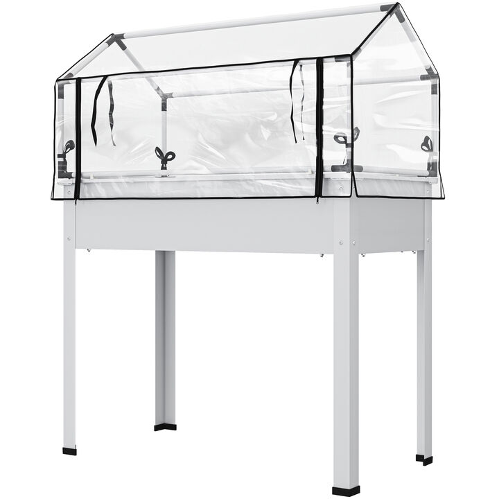 Hivvago Elevated Vegetable Planter with Drainage Hole