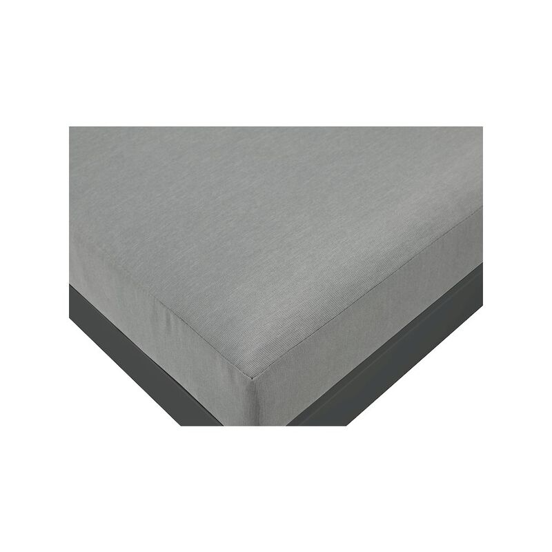 Meridian Furniture Nizuc Grey Water Resistant Fabric Outdoor Patio Modular Sofa