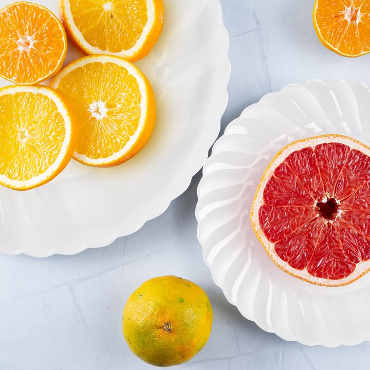 7.5" Clear Flair Plastic Salad Plates (180 Plates)