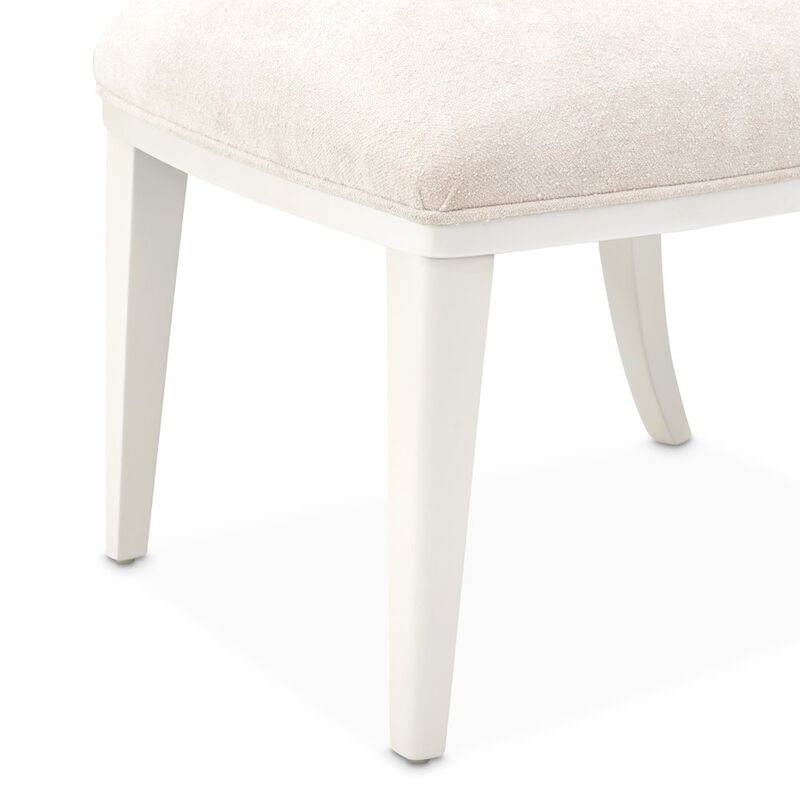 Michael Amini La Marisia Vanity Chair - Tranquil/Creamy Pearl