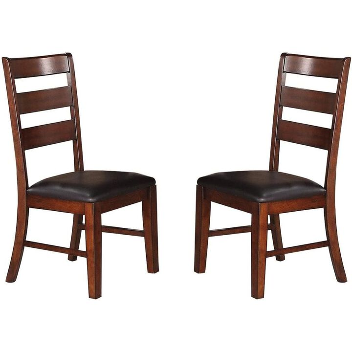 Streamdale Antique Walnut Dining Chairs, Set of 2