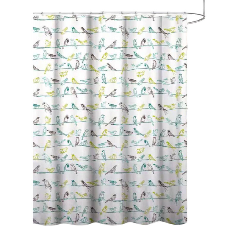 Premium Cotton Shower Curtain – Natural, Quick-Dry & Wrinkle-Resistant Fabric