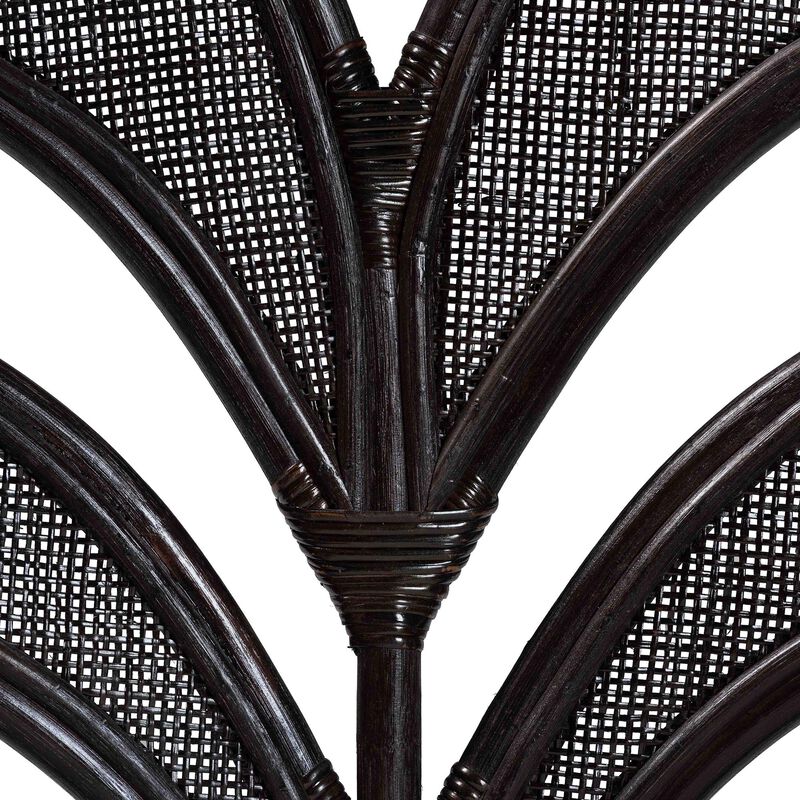 bali & pari Paden Natural Rattan Armchair - Handwoven Wicker Accent Chair with Banana Leaf Frame for Living Room or Sun Room image number 6