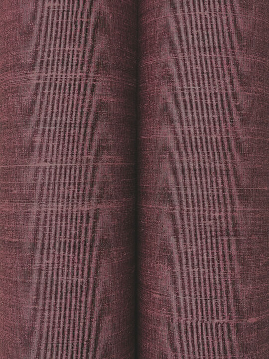 Sari Silk Merlot Faux Fabric Wallpaper