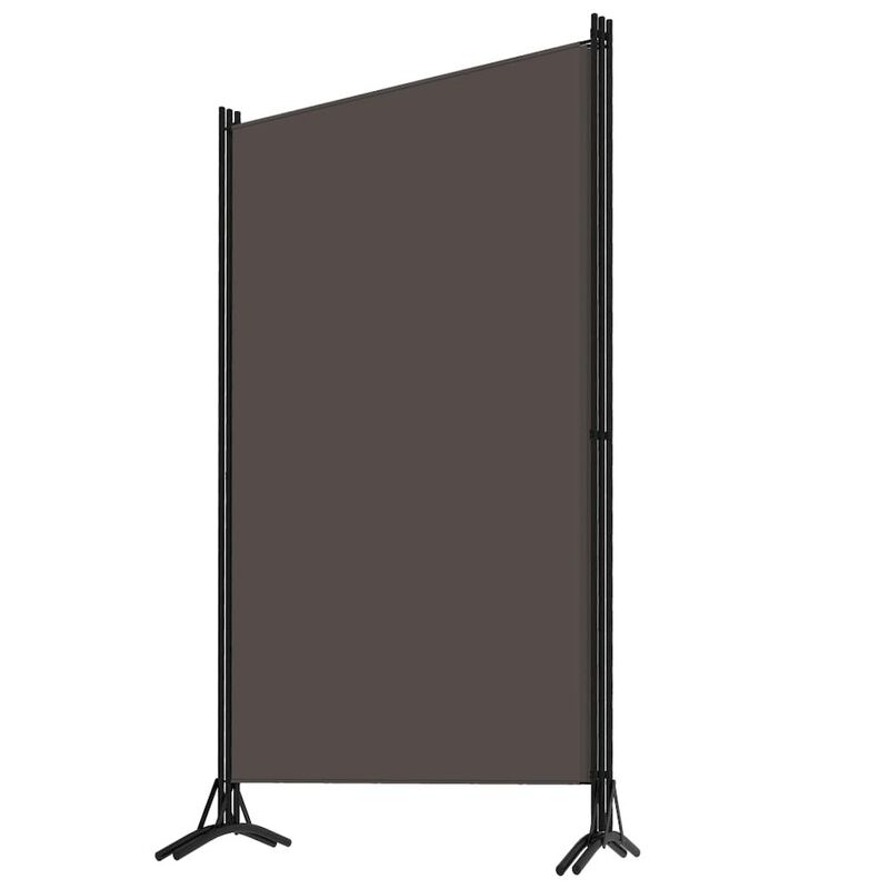 3-Panel Room Divider Anthracite 102.4"x70.9" Fabric