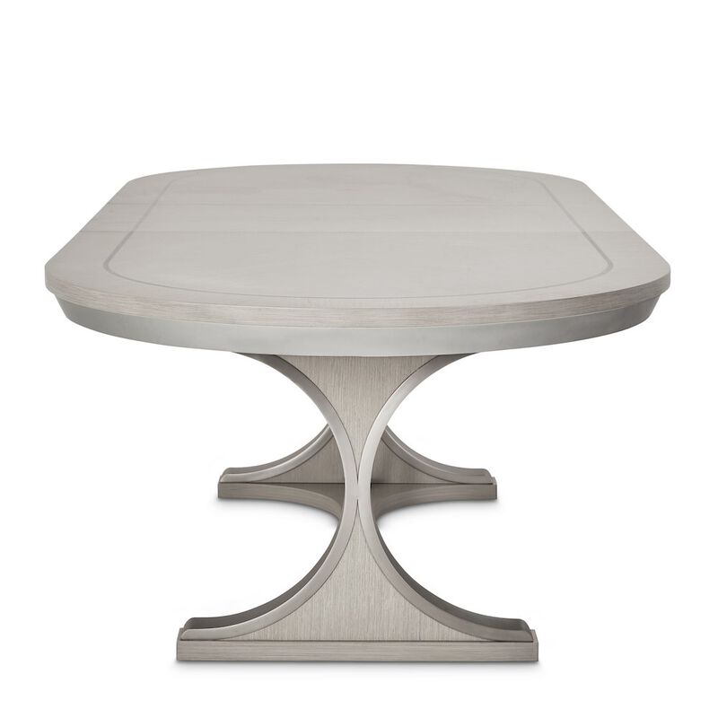Michael Amini Eclipse Oval Dining Table - Moonlight Gray