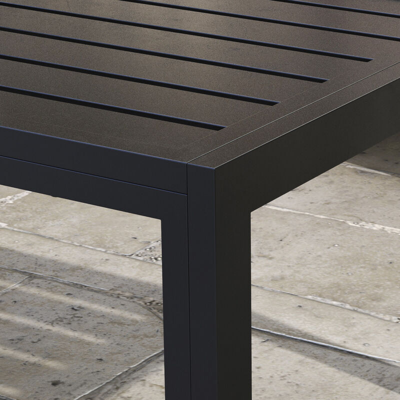 Hivvago Garden Coffee Table with Durable Metal Frame image number 7