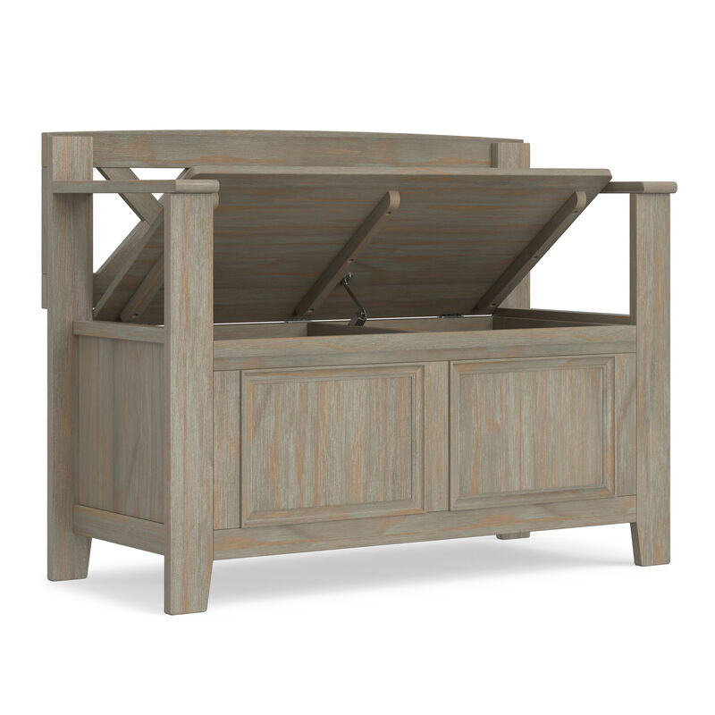 Simpli Home Amherst Small Entryway Storage Bench image number 3