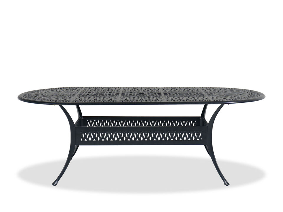 River City 85" Oval Patio Table