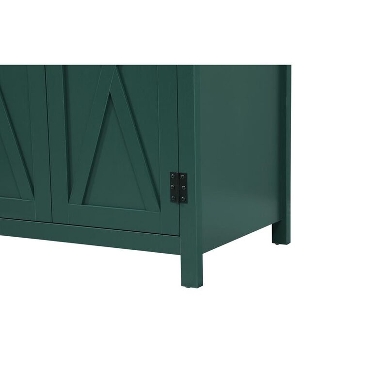 Elegant Kitchen and Bath 30 inch Single bathroom vanity in green