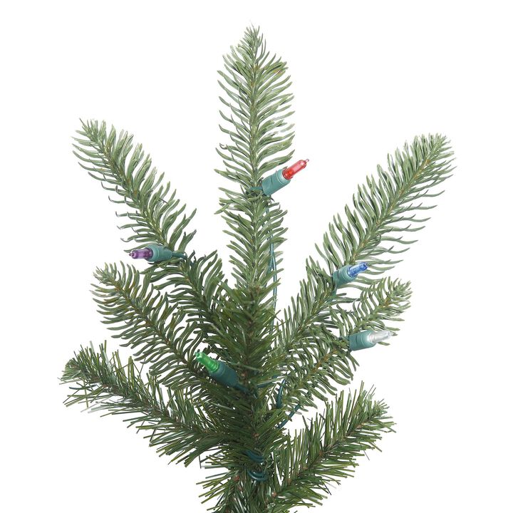 Vickerman 9' Alberta Spruce Artificial Christmas Tree, Unlit - Lifelike Indoor Seasonal Home Decor - Maintenance Free - Unlit Faux Spruce Christmas Tree