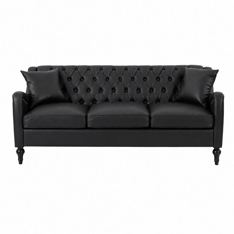 Zutung PU Leather 3‑Seater Sofa image number 0