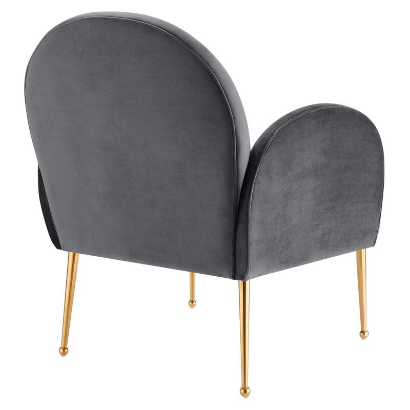 Modway Transcend Performance Velvet Armchair image number 6