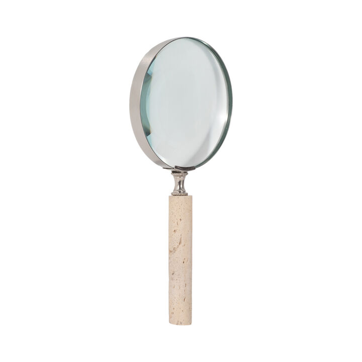 Travertine Magnifying Glass