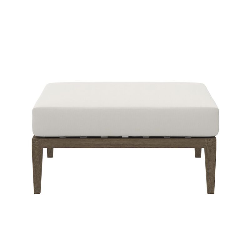 Modway Northlake Outdoor Patio Teak Ottoman